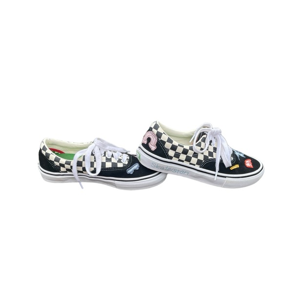 Vans Skate Era Skateistan Checkerboard Canvas Suede Sneakers - Picture 8 of 13